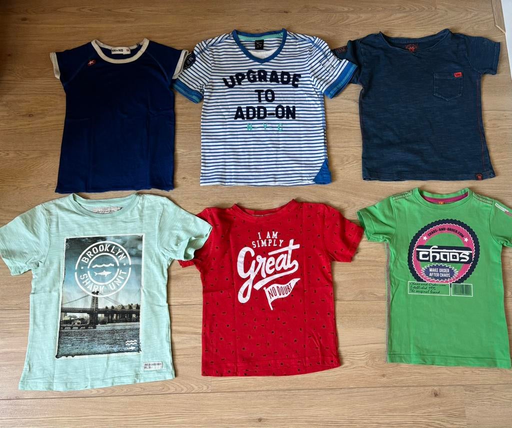 Pakket van 6 T- shirts, diverse merken maat 98/104, Kinderen en Baby's, Kinderkleding | Maat 98, Ophalen of Verzenden, Zo goed als nieuw