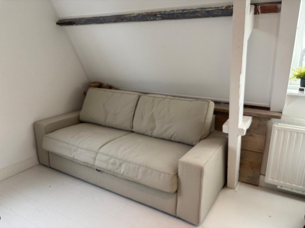 ikea Vilasund slaapbank, zit ook prima als gewone bank!, Huis en Inrichting, Slaapkamer | Slaapbanken, Ophalen, Gebruikt, Bruin