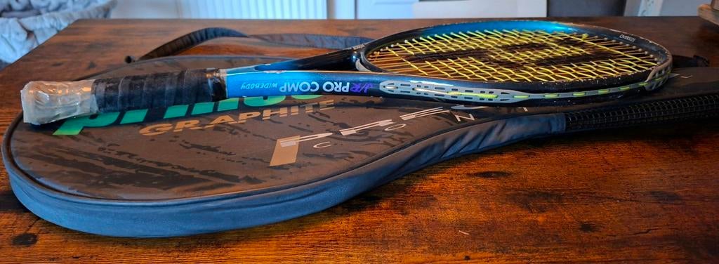 Prince Graphite Precision Control Tennisracket met hoes, Gebruikt, Prince, Ophalen of Verzenden, Racket