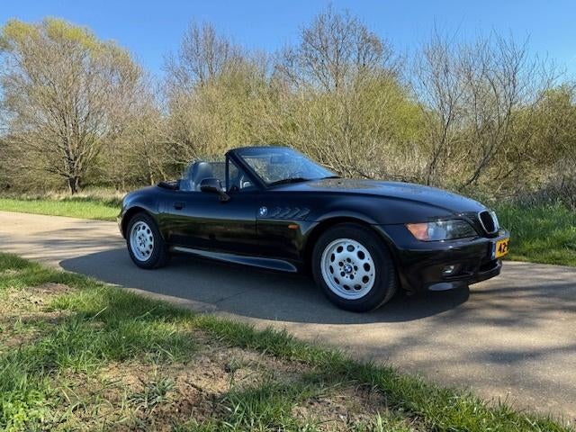 BMW Z3 1.9 103KW 1999 Zwart Metalic NAP 74129KM, Achterwielaandrijving, Zwart, 4 cilinders, Cabriolet