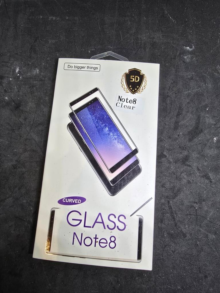 5D Curved Glass Screenprotector voor Samsung Galaxy Note 8, Ophalen of Verzenden, Nieuw, Overige modellen, Frontje of Cover