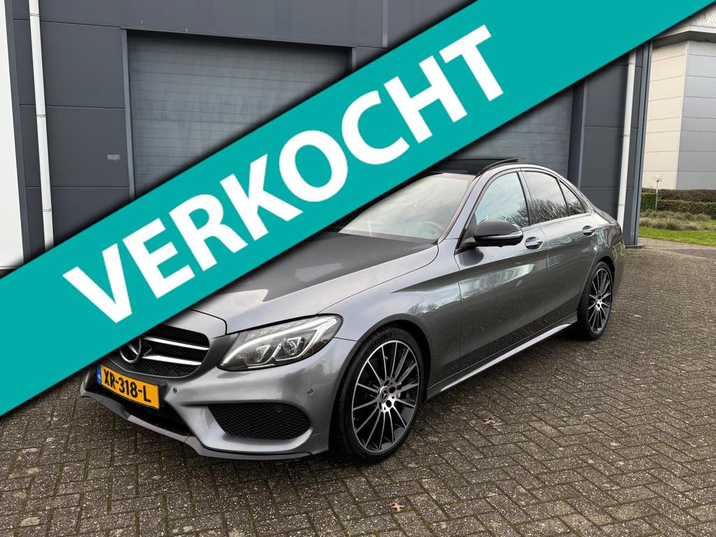 Mercedes-Benz C-klasse 180 CDI AMG BTW Pano Burmester 2019, Automaat, Achterwielaandrijving, Gebruikt, 4 cilinders
