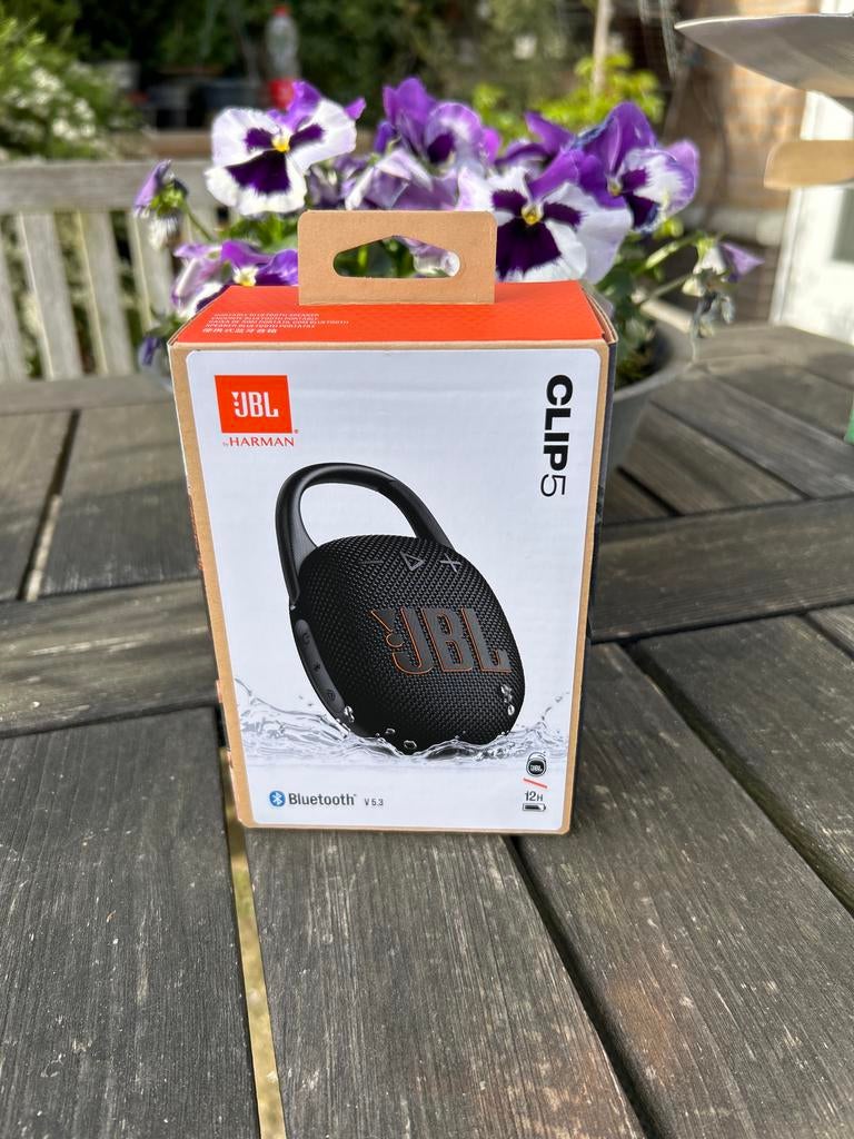 JBL Clip 5 Draagbare Bluetooth Speaker - Nieuw in doos, Audio, Tv en Foto, Luidsprekers, JBL, Overige typen, Nieuw, Ophalen of Verzenden