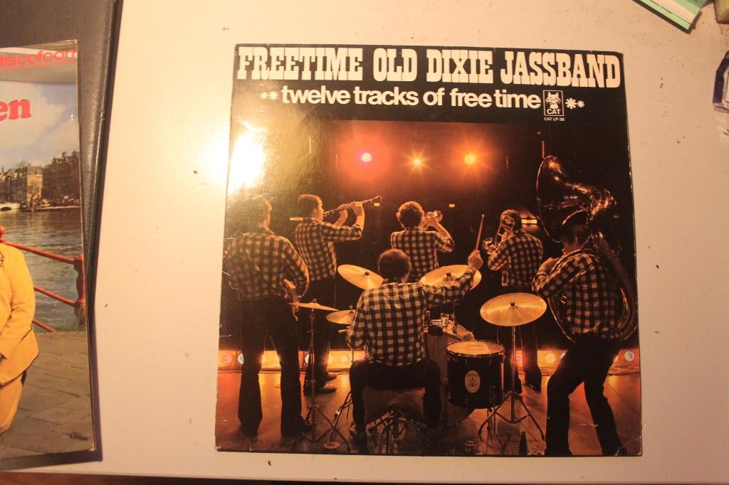 501r - lp - freetime old dixie jassband - twelve tracks of f, Ophalen of Verzenden, Gebruikt, 12 inch