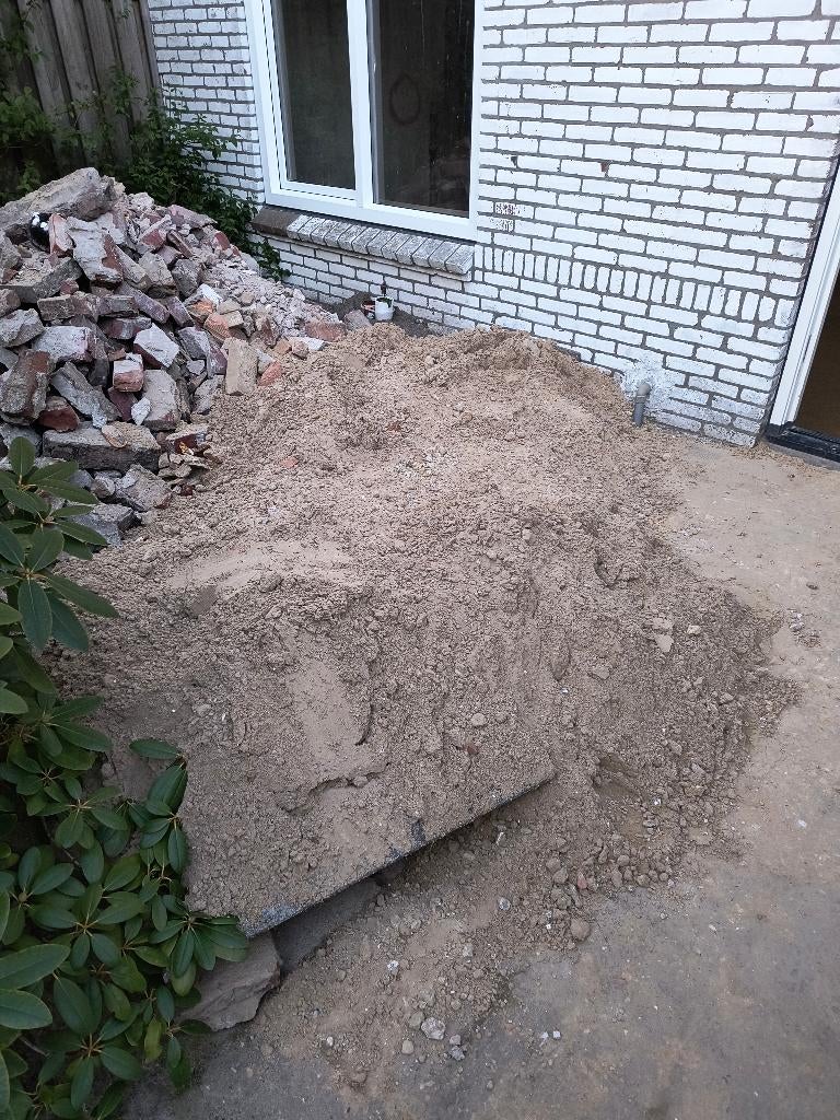 gratis zand ~ 1.25 m3, Tuin en Terras, Zand, Ophalen, Gebruikt, Ophoogzand