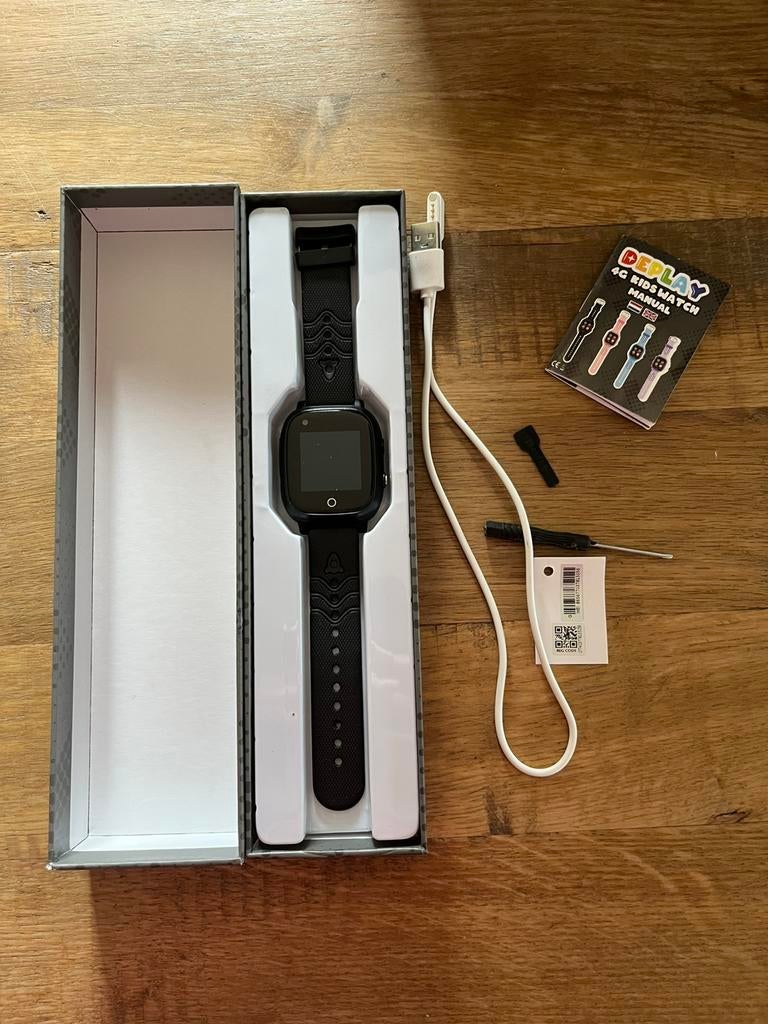 Deplay 4g kids watch, Ophalen of Verzenden, Zo goed als nieuw, Zwart, Android