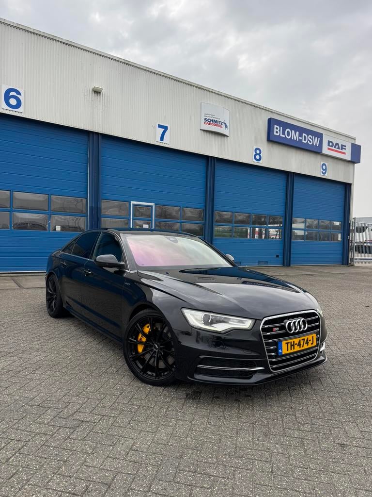 Audi S6 V8 4.0TFSI ABT | Carbon | Sterrenhemel | nette staat, Auto's, Audi, Automaat, Euro 5, Zwart, Leder