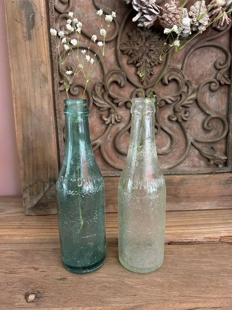 Brocante franse flesjes, Ophalen of Verzenden