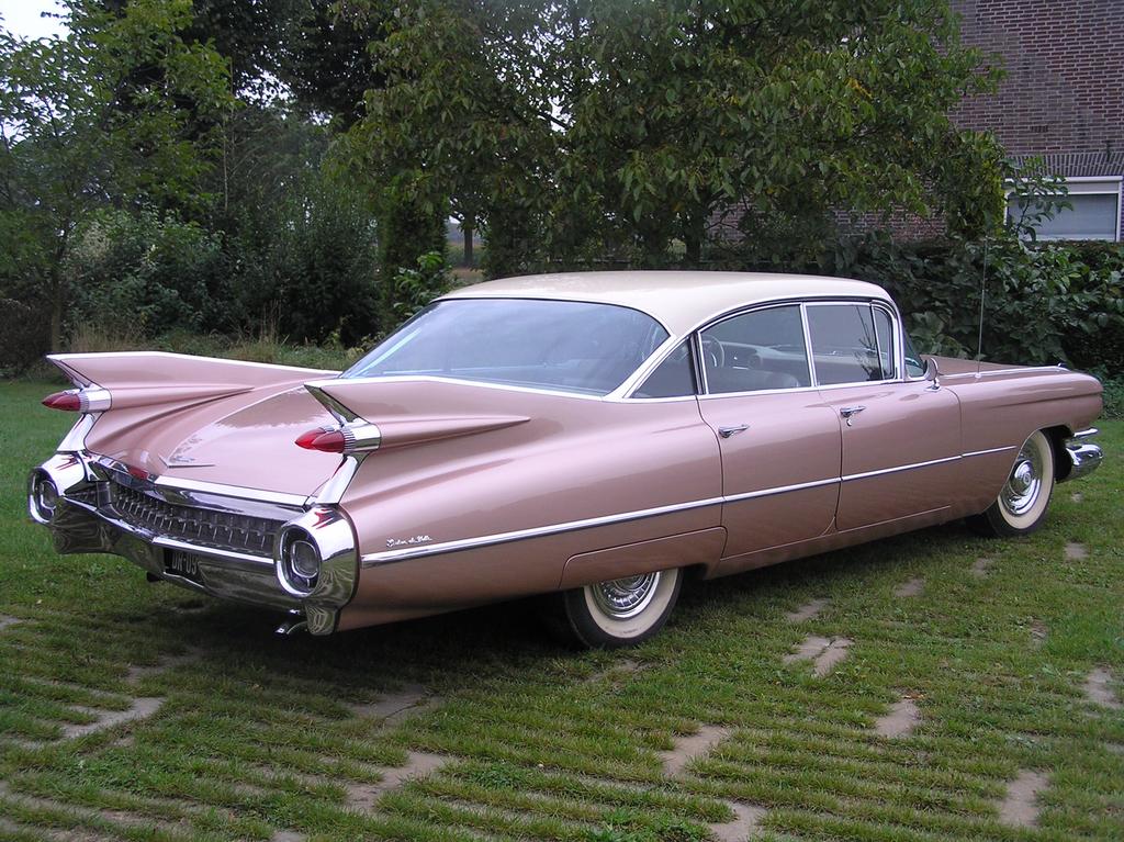 Cadillac 1959, Automaat, Overige kleuren, Leder en Stof, 312 pk