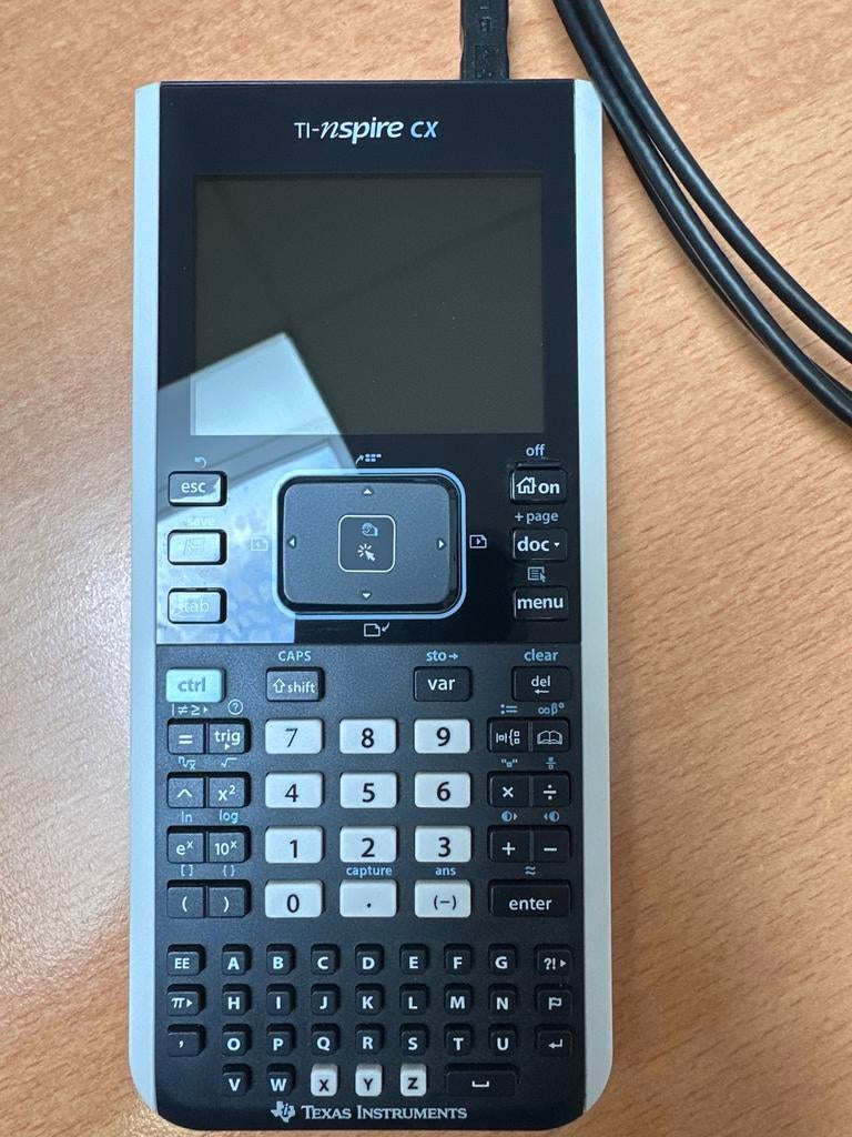 TI-nspire CX, Diversen, Rekenmachines, Ophalen of Verzenden, Zo goed als nieuw