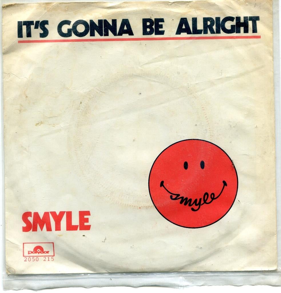 SMYLE  -  It's gonna be alright, Gebruikt, 7 inch, Single, Ophalen of Verzenden