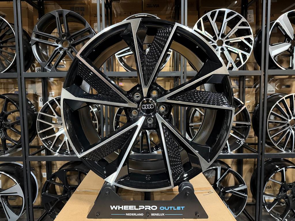 21 inch AUDI RS velgen 5X112 Q7 SQ7 Q8 ETRON S SQ A6 A7 A8, Gebruikt, Velg(en), -, -