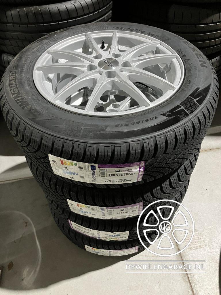 VW Polo / Seat Ibiza Velgen + Winterbanden NIEUW 5x100 Winte, 15 inch, -, -, Banden en Velgen