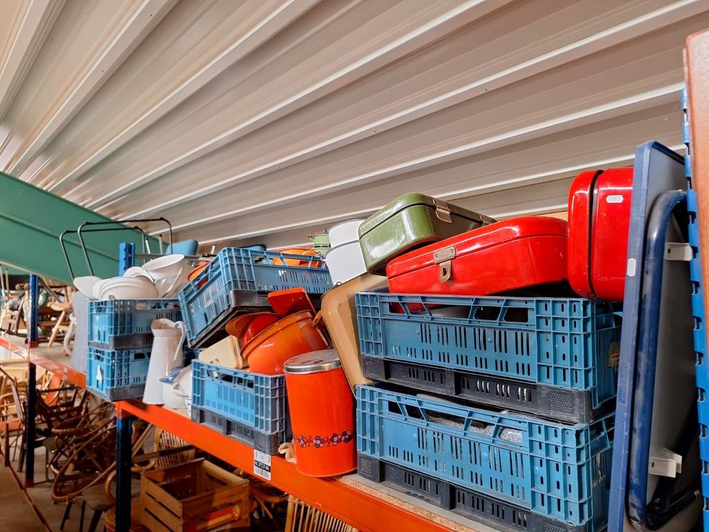 Grote partij emaille, Ophalen