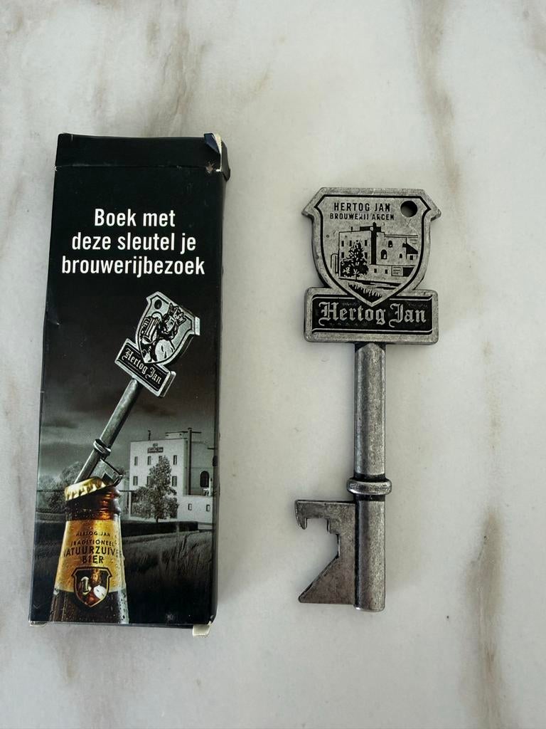Hertog Jan sleutel / bieropener, Ophalen of Verzenden, Zo goed als nieuw, Flesopener, Hertog Jan