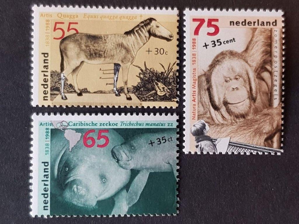 NEDERLAND | 1988 | NVPH 1399-1401 | ** Postfris, Postzegels en Munten, Postzegels | Nederland, Postfris, Na 1940, Verzenden
