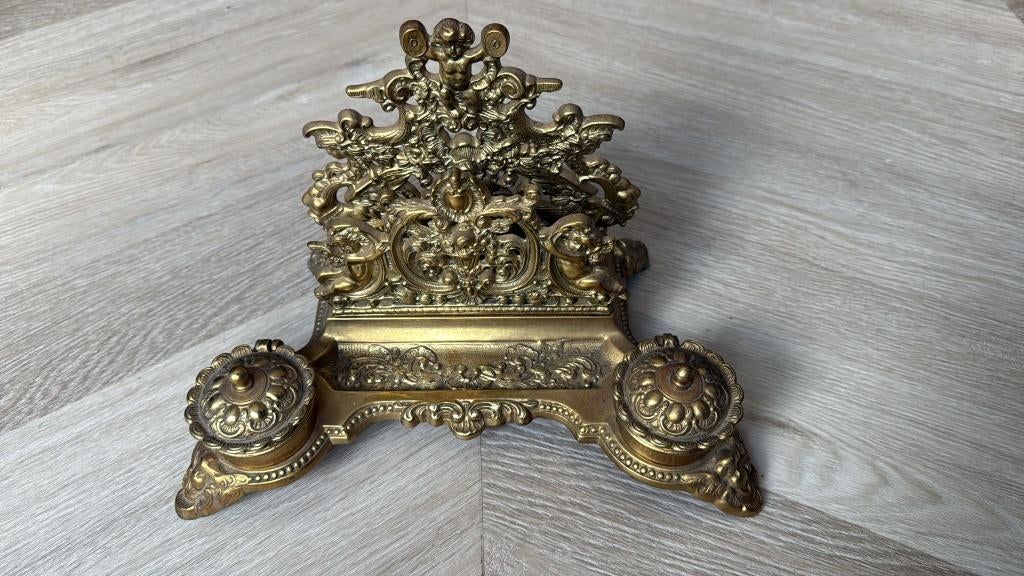 Antieke inktpot, Ophalen of Verzenden, Koper