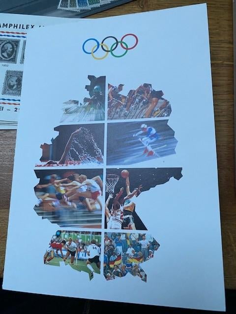 speciale uitgave olympische spelen 1992 duitsland, Ophalen of Verzenden, BRD, Gestempeld