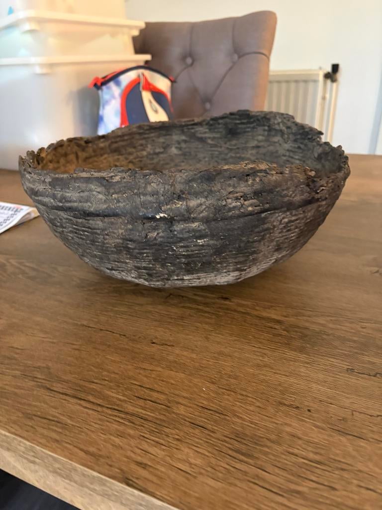 Leemmand, Huis en Inrichting, Overige materialen, Gebruikt, Mand, Rond