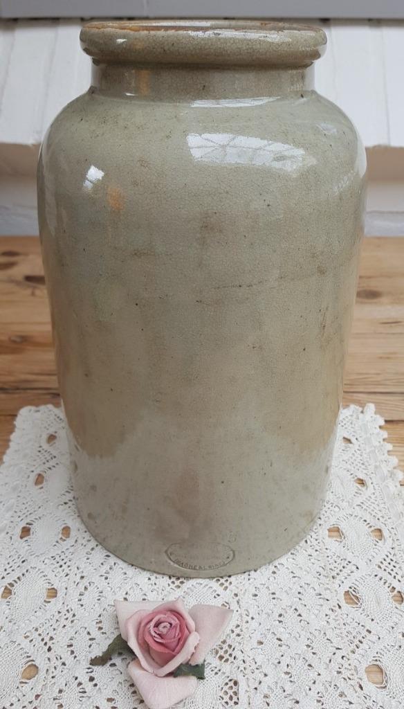 Hoge Franse gres pot, P.Langerons, Pont des Vernes, Ophalen of Verzenden