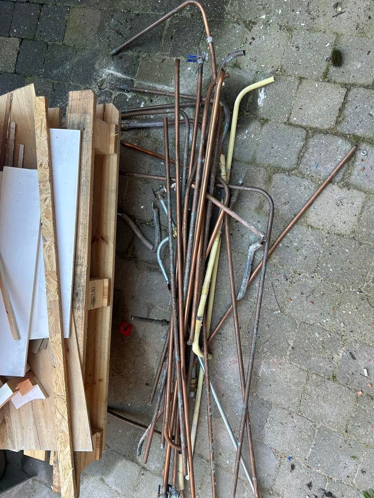 Koper buis, Doe-het-zelf en Verbouw, Ophalen, Overige materialen, Gebruikt, 2 tot 4 meter