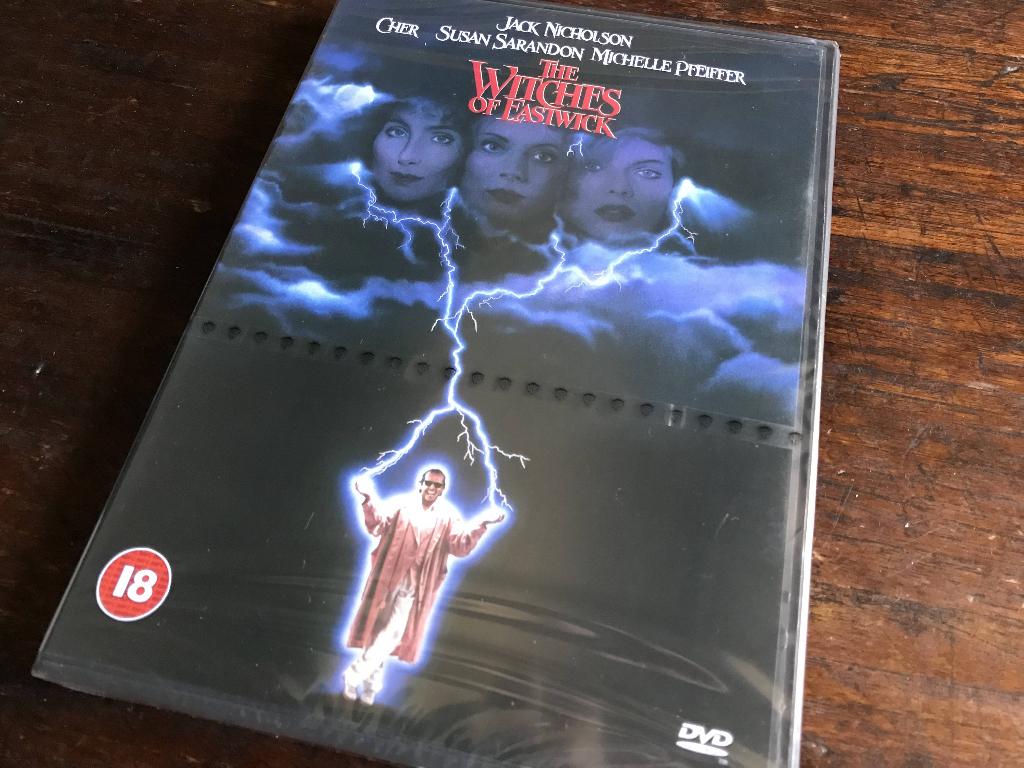 THE WITCHES OF EASTWICK (Jack Nicholson, Cher) UK Import DVD, Alle leeftijden, Ophalen of Verzenden, Nieuw in verpakking, Overige genres