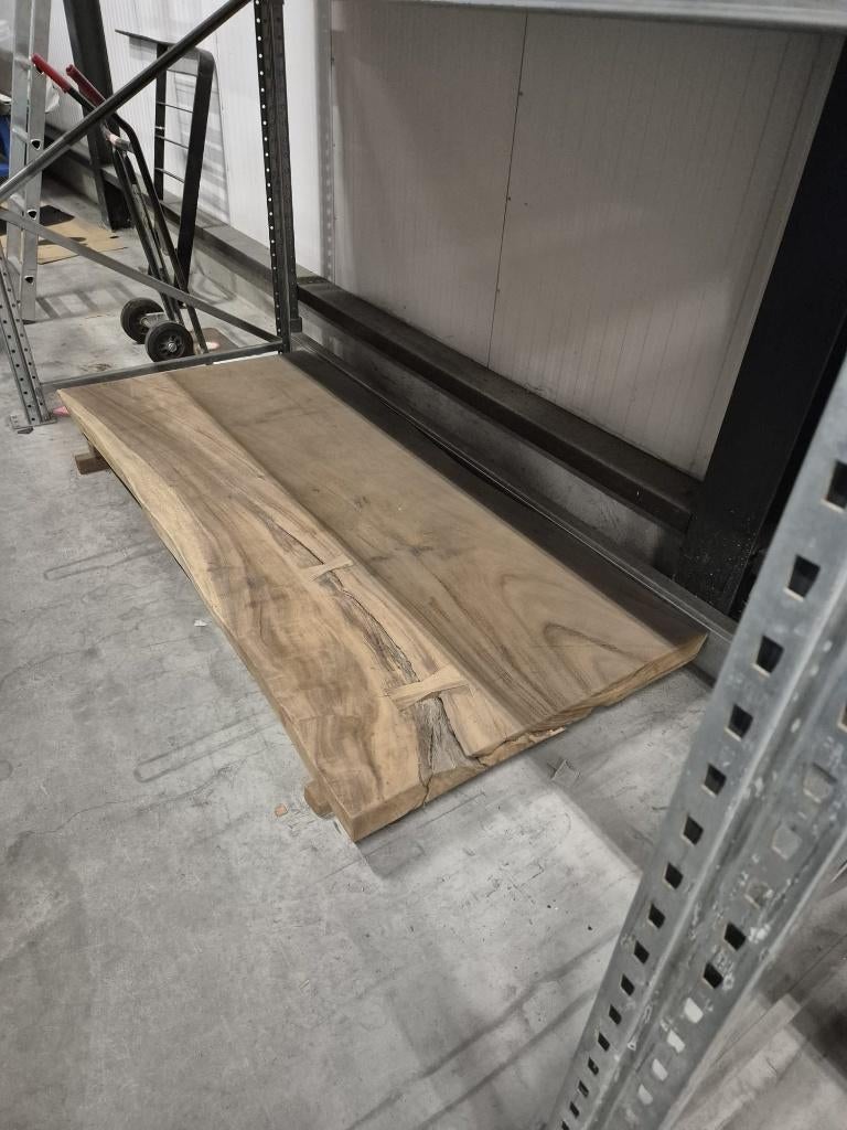 Suar boomstamblad 900x2000, Overige vormen, Boomstamtafel, Overige houtsoorten, Nieuw