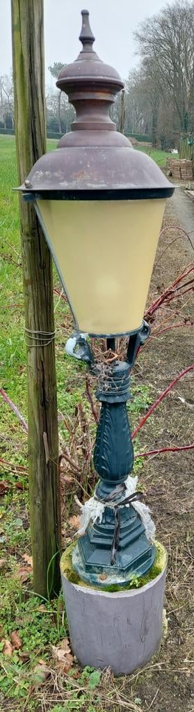 tuinlantaarn, Ophalen