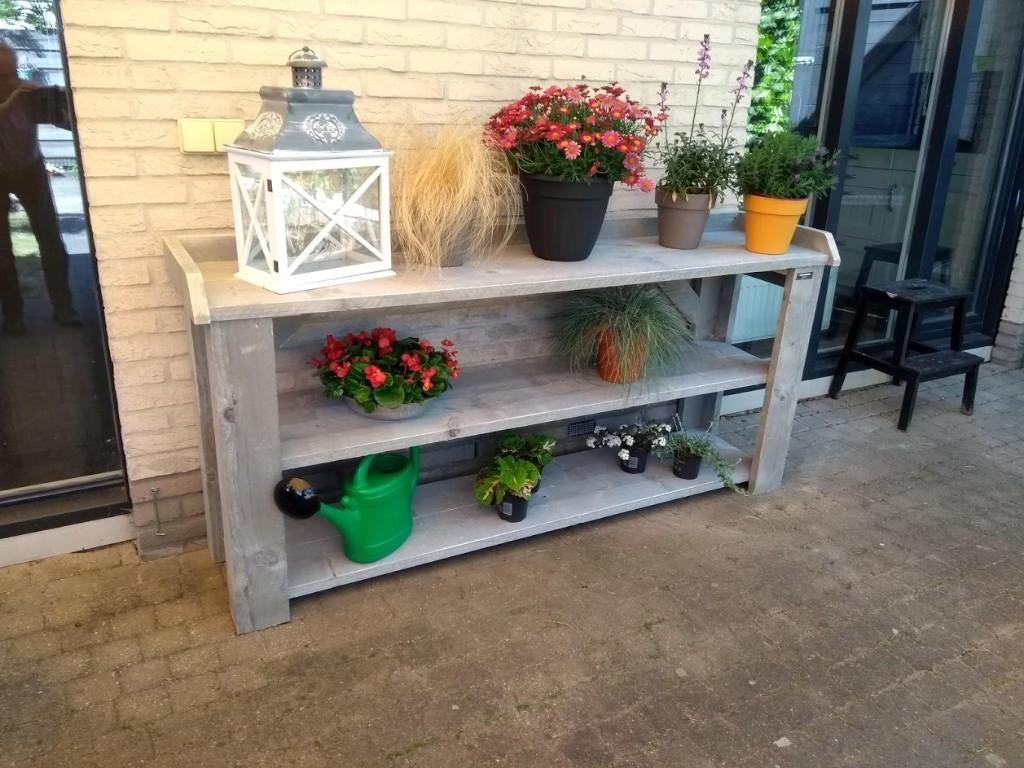 oppottafels / sidetables van steigerhout, Verzenden, Nieuw