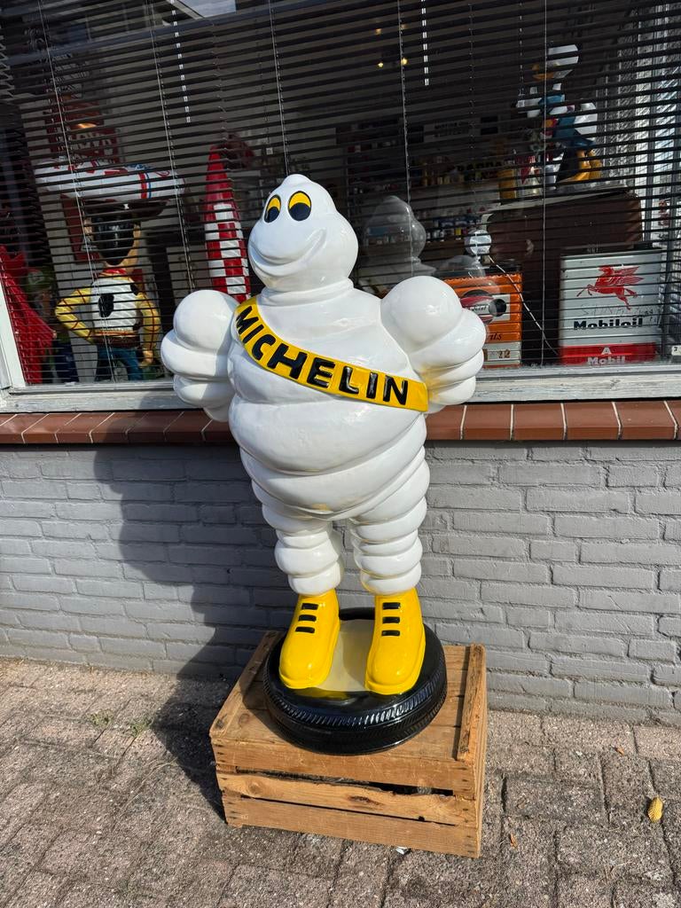 Grote Michelin Bibendum Beeld - Uniek Verzamelobject, Verzamelen, Ophalen, Reclamebord, ., Zo goed als nieuw