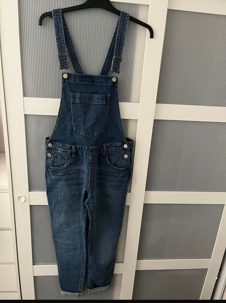 Dames jeans tuinbroek maat 40 TEX, Ophalen of Verzenden, Zo goed als nieuw, Maat 38/40 (M), Blauw