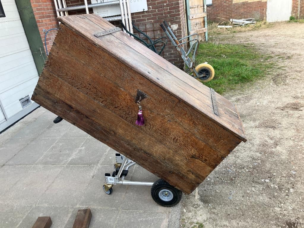 antieke deken/haverkist, Ophalen