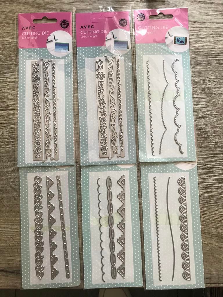 Embossing en uitsnijmallen voor kaarten maken, Ophalen, Nieuw, Gereedschap of Toebehoren