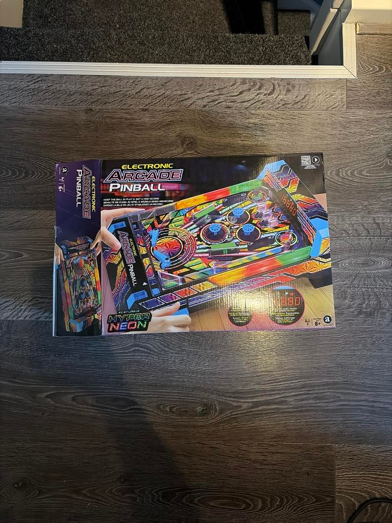 Nieuwe Electronic Arcade Pinball Flipperkast - Hyper Neon, Verzamelen, Automaten | Flipperkasten, Overige merken, Elektronisch