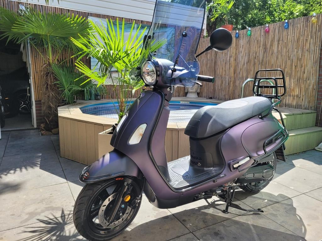 Sym fiddle 4 NIEUW !!!, Fietsen en Brommers, Scooters | SYM, Zo goed als nieuw, Fiddle, Maximaal 25 km/u, Benzine, Ophalen