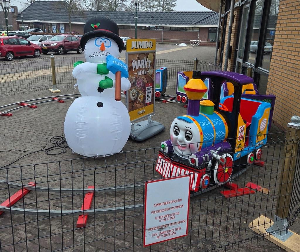 Kindertrein te huur - 7 zitplaatsen, Ophalen of Verzenden, Gebruikt, Overige