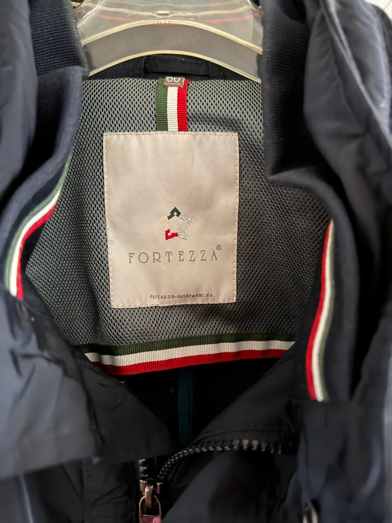 Fortezza Donkerblauwe Jas - Maat XXL (Italiaans 60/NL 56), Ophalen of Verzenden, Zo goed als nieuw, Maat 56/58 (XL), Blauw