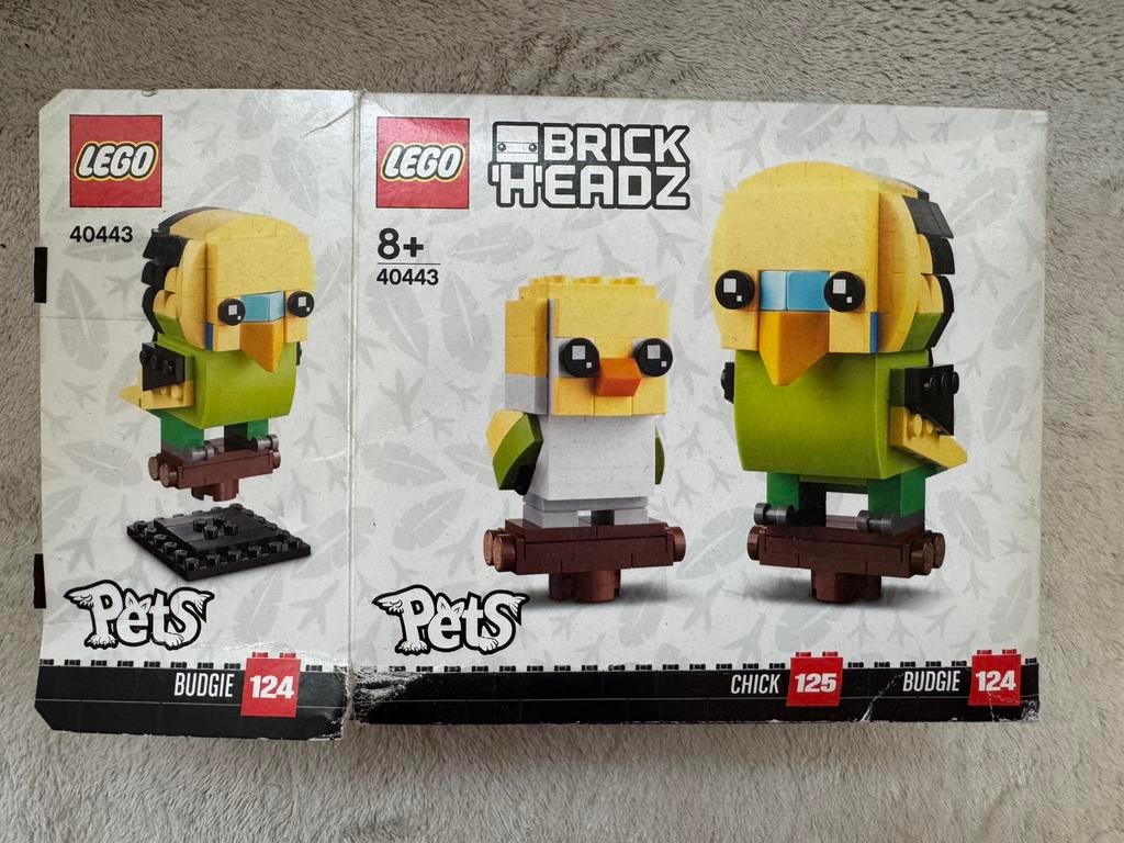 Lego 40443 Brick Headz Pets Chick & Budgie, Ophalen of Verzenden, Complete set, Lego