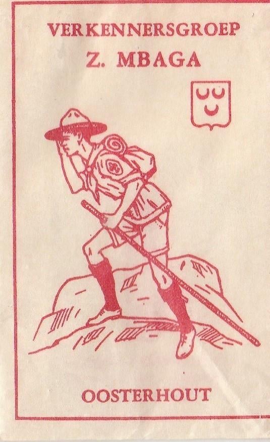 scouting verkennersgroep Z. Mbaga - St. Hubertusgroep, Ophalen of Verzenden, Embleem, Speld of Insigne