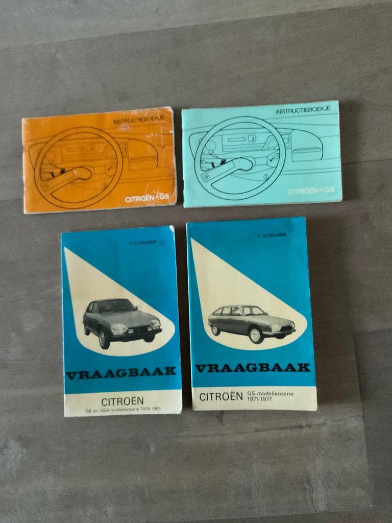 Instructieboekjes en vraagbaak Citroen GS en GSA, Auto diversen, Handleidingen en Instructieboekjes, Ophalen of Verzenden