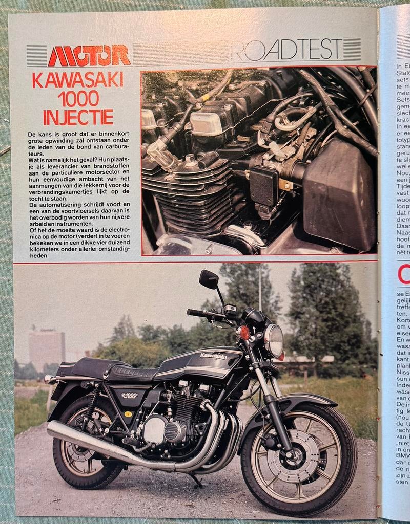 Test 1980 Kawasaki Z1000 fuel injection, Verzenden, Zo goed als nieuw, Motoren