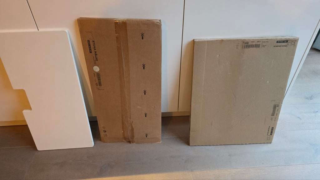 Stuva Grundlig/Malad lade + front wit nieuw en deurtje, Nieuw, Minder dan 50 cm, Ophalen, Minder dan 90 cm