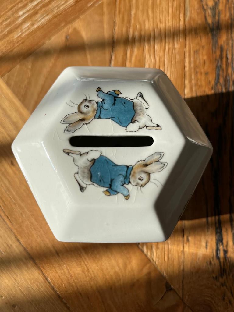 Peter Rabbit Spaarpot Wedgwood, Ophalen of Verzenden, Zo goed als nieuw