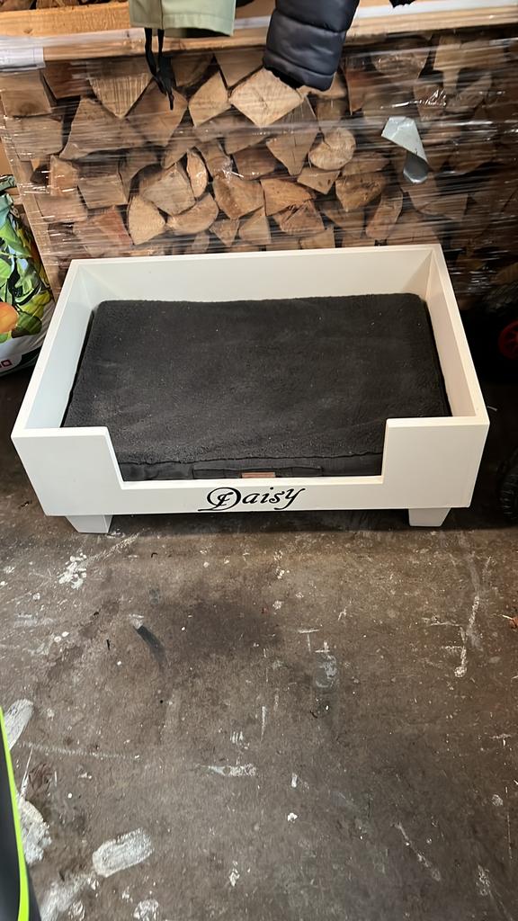 Hondenmand en eet/drinkbak, Ophalen, Gebruikt, Overige