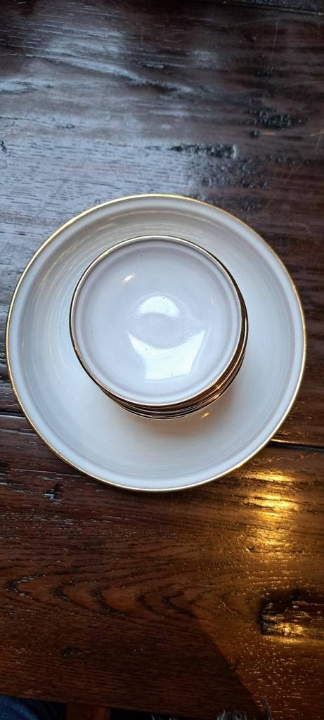 Joep Felder Tegelen pinda- of schalensetje jaren'50, Antiek en Kunst, Antiek | Keramiek en Aardewerk, Ophalen of Verzenden