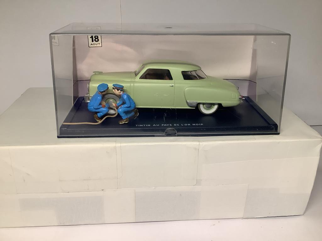 Tintin Auto - Kuifje in Afrika1:43, Verzamelen, Stripfiguren, Ophalen of Verzenden, Kuifje, Nieuw, Beeldje of Figuurtje
