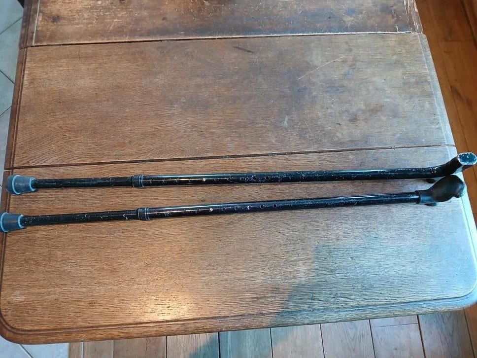 TWEE VERSTELBARE WANDELSTOKKEN. NOG PRIMA.., Ophalen of Verzenden, Verstelbaar, Gebruikt