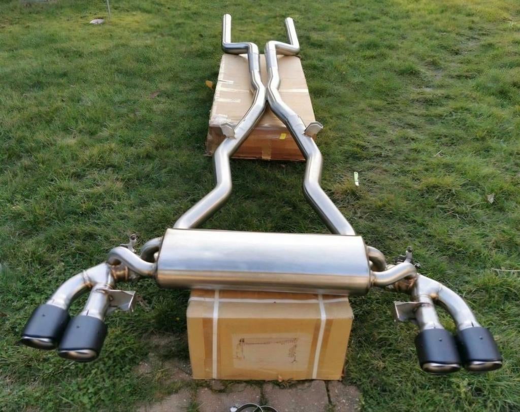 Uitlaat rvs catback carbon eindtips BMW M5 F90 4.4L 2017+, Ophalen of Verzenden, PERFORMANCE-EXHAUST.NL, INFO@PERFORMANCE-EXHAUST.NL