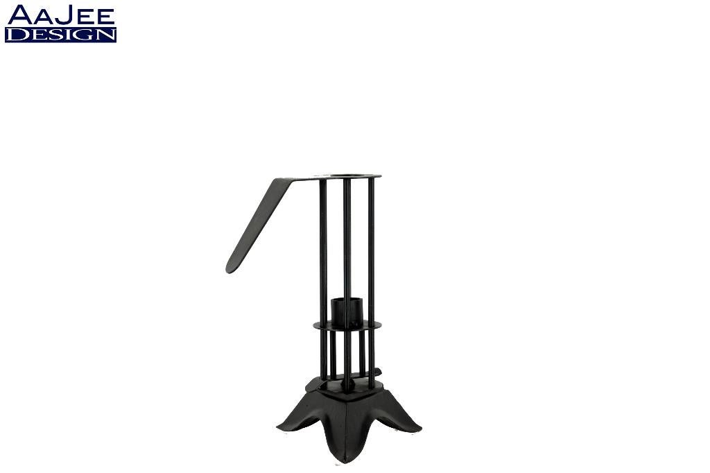 Rat de Cave kandelaar – Kelderrat kaarsenhouder – 20e eeuw, Gebruikt, Zwart, Ophalen of Verzenden, Metaal