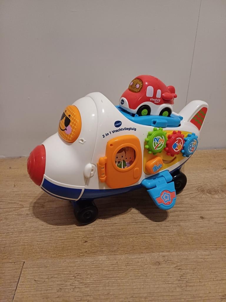 VTech 2-in-1 Vrachtvliegtuig, Ophalen of Verzenden, Gebruikt, Overige typen, Met licht